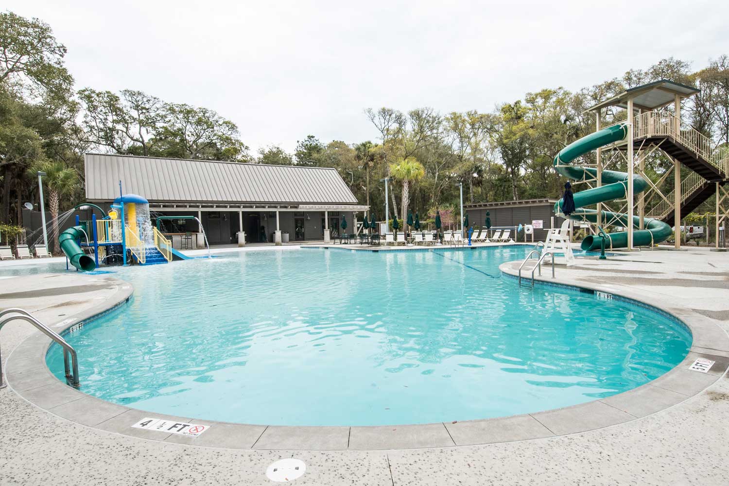 KIAWAH POOL NIGHT HERON & WEST BEACH Hill Construction